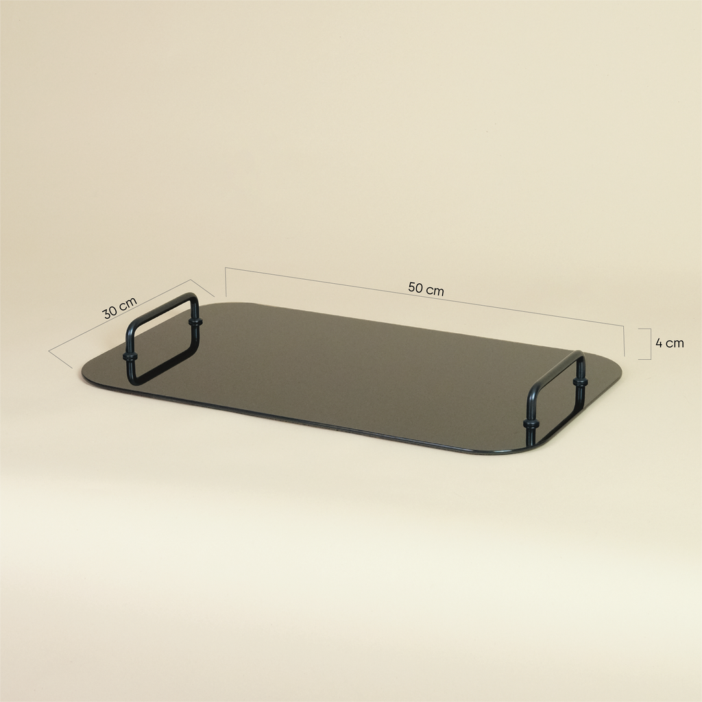 FLAT TRAY | Large Glass Tray
