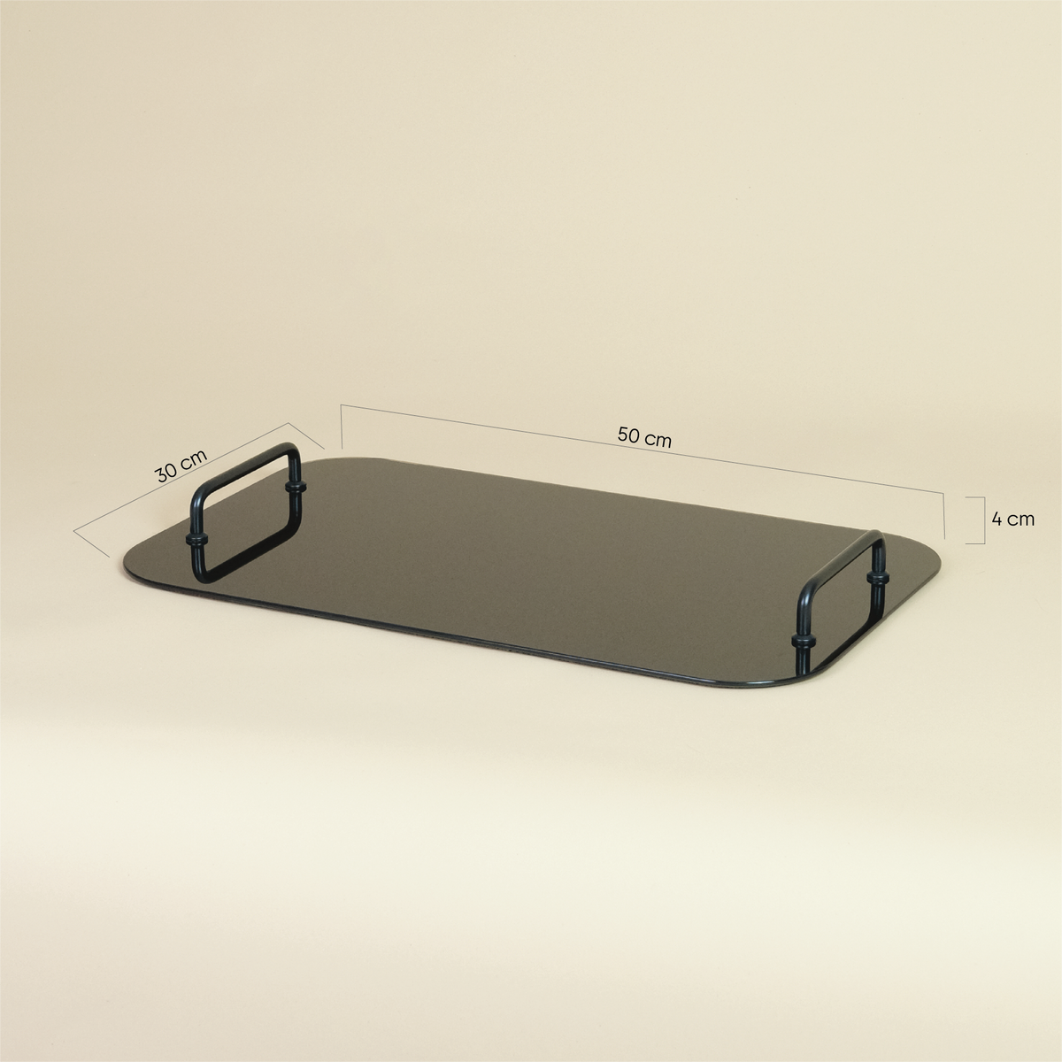 FLAT TRAY | Large Glass Tray