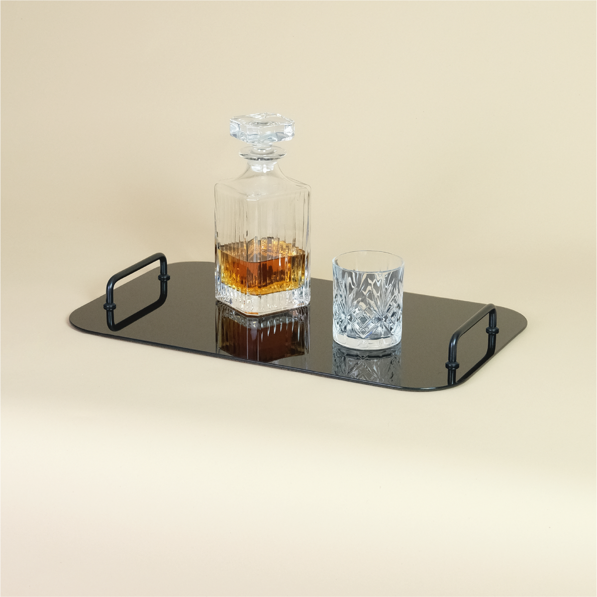 FLAT TRAY | Large Glass Tray