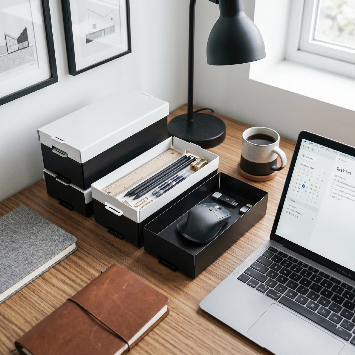 GRAPHITE BOX M | MODULAR METAL ORGANIZER