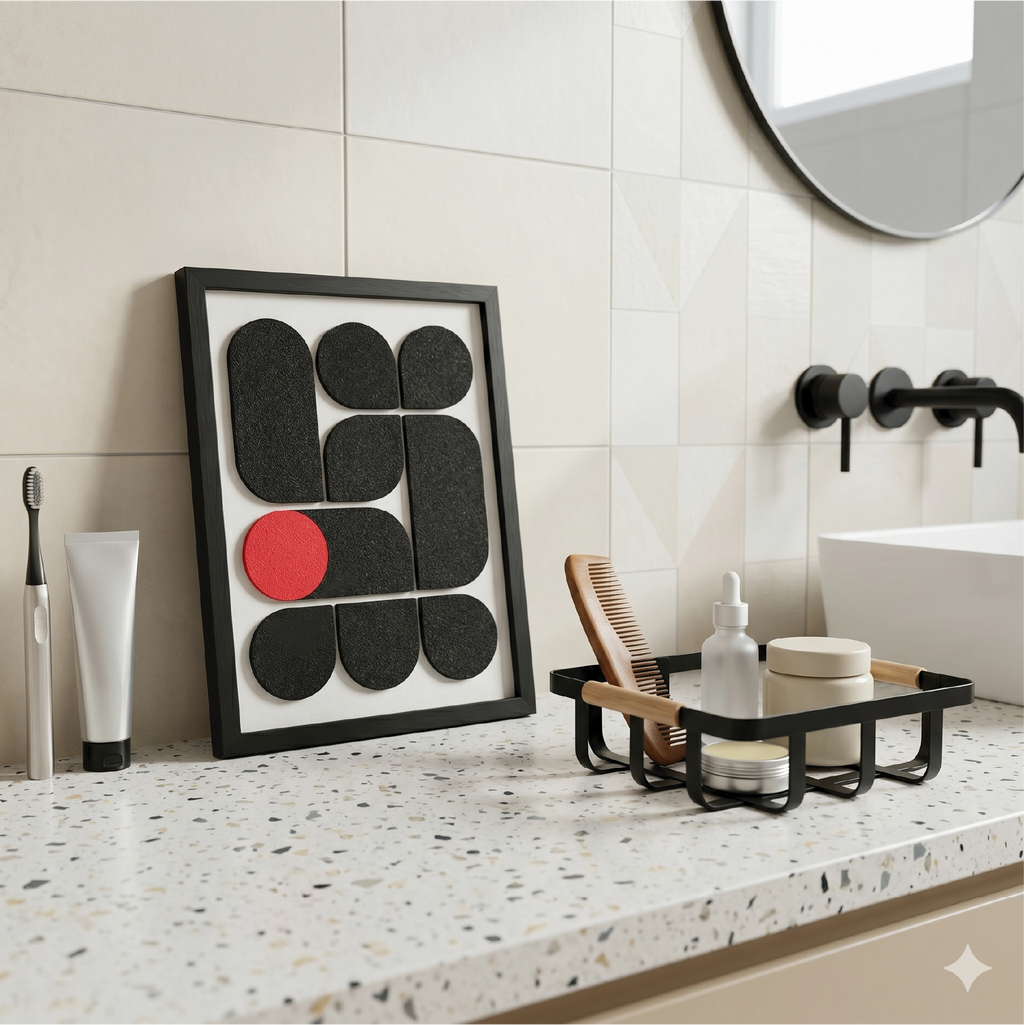 IN THE BLAC TABLE | Wooden Frame 3D