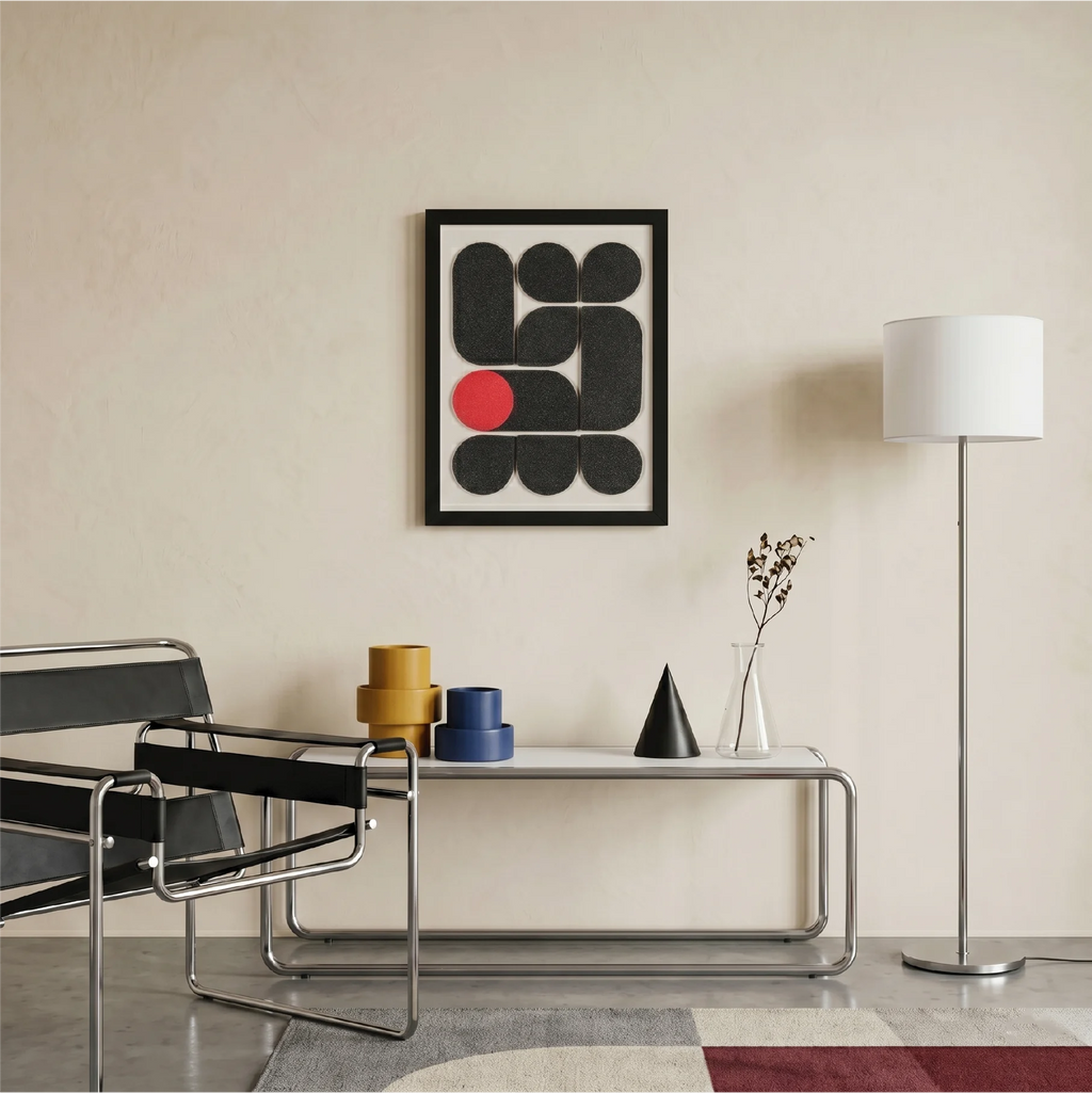 IN THE BLAC TABLE | Wooden Frame 3D