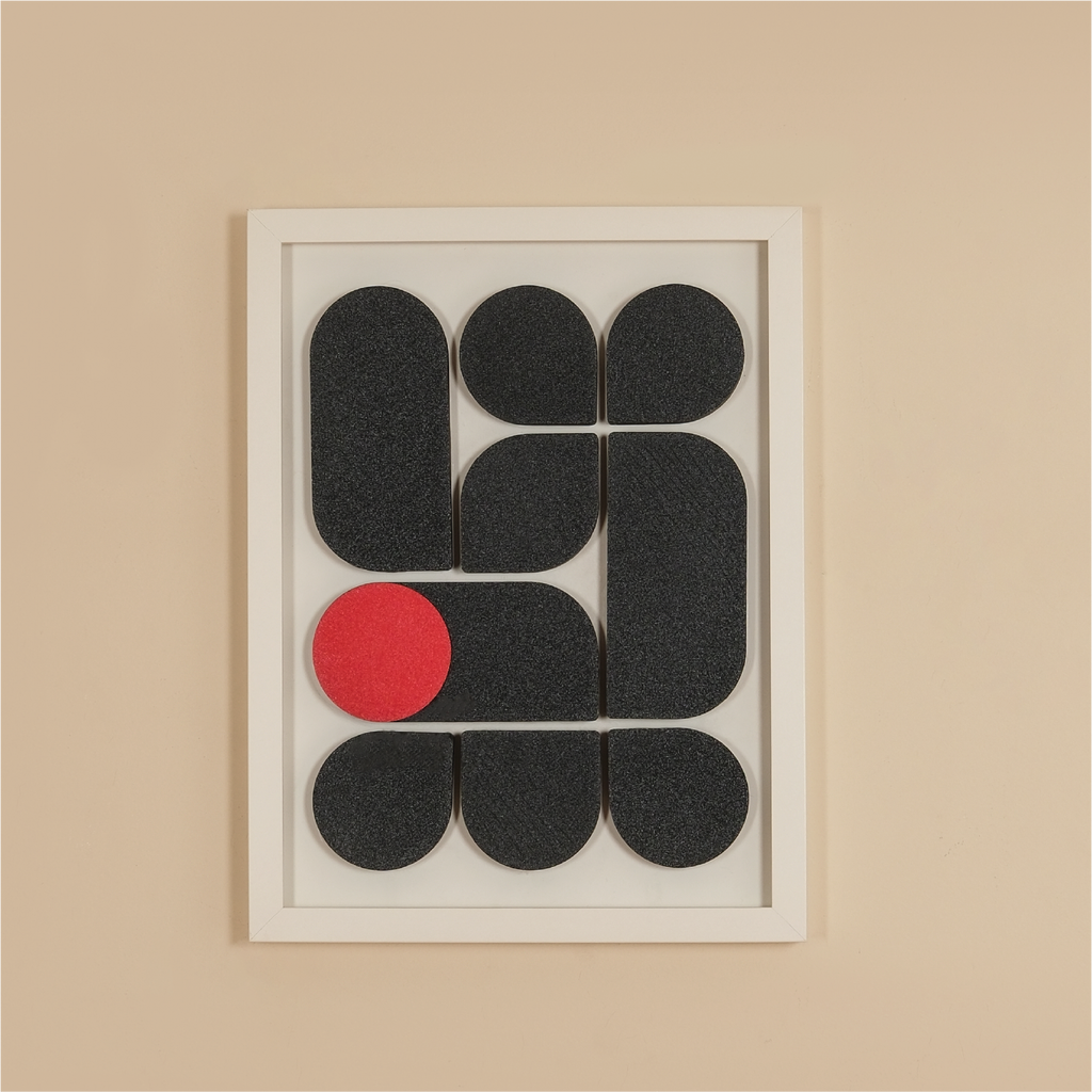 IN THE BLAC TABLE | Wooden Frame 3D