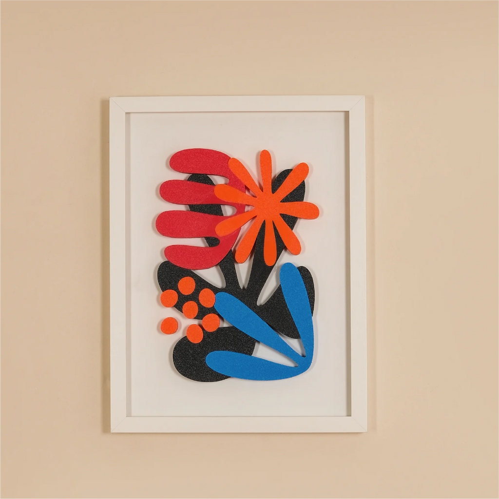 MEMORY OF THE FLOWERS TABLE| Wooden Frame 3D