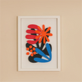 MEMORY OF THE FLOWERS TABLE| Wooden Frame 3D