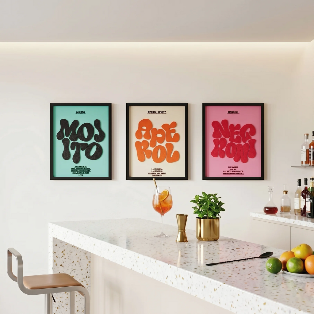 MOJITO TABLE | Wooden Frame 3D