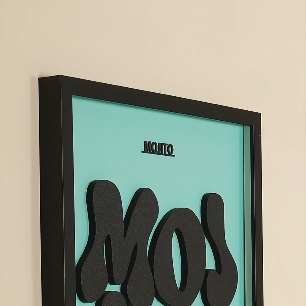 MOJITO TABLE | Wooden Frame 3D