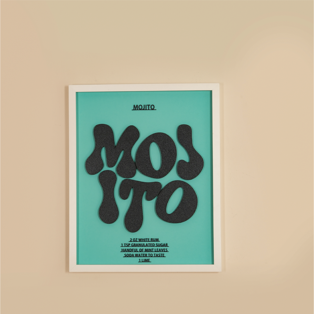 MOJITO TABLE | Wooden Frame 3D