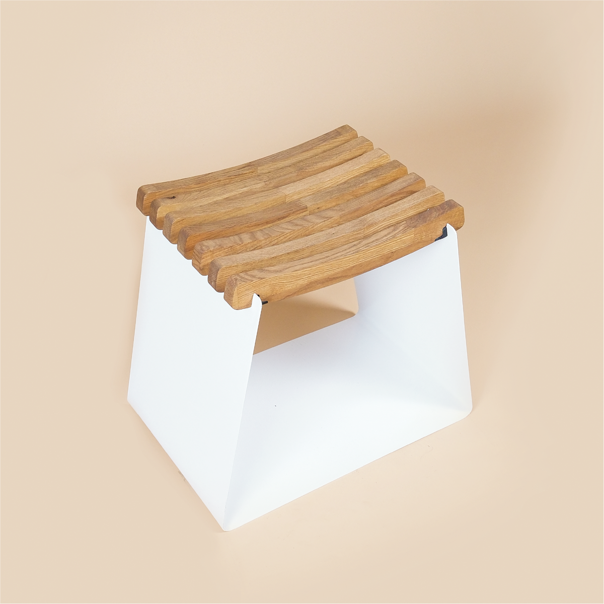 WAVE STOOL | WOODEN METAL STOOL