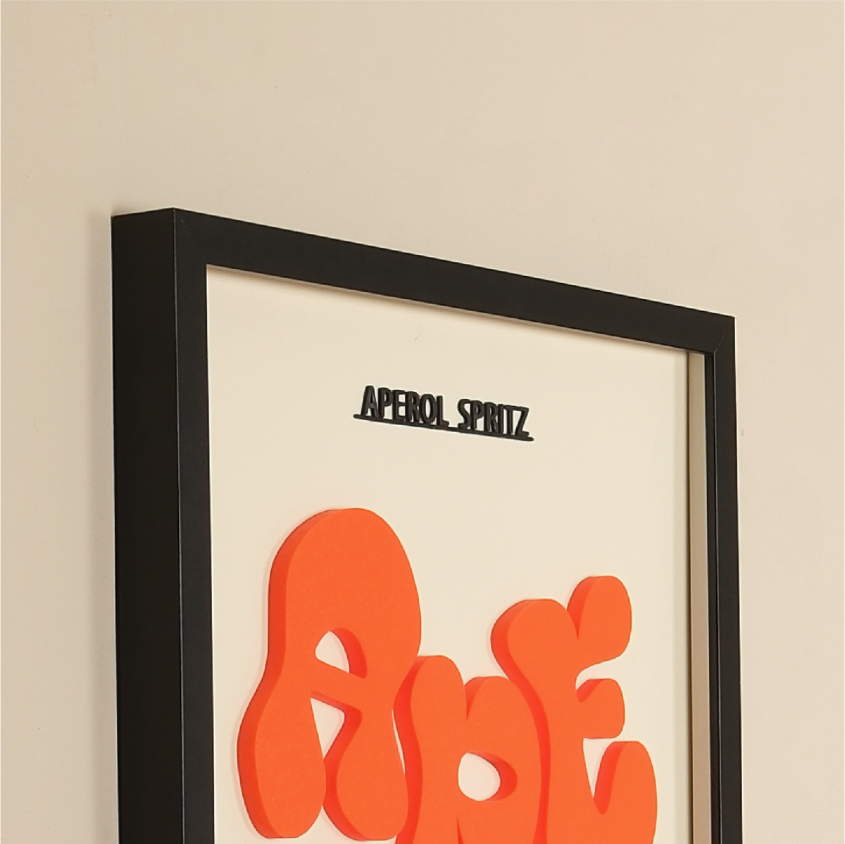 APEROL TABLE | Wooden Frame 3D