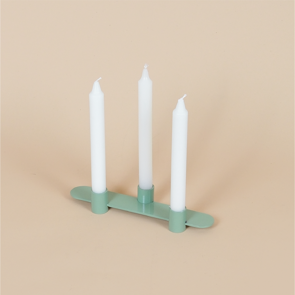 TRIO CANDLE HOLDER | Triple Metal Candle Holder