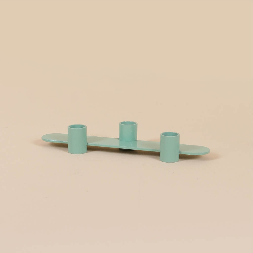 TRIO CANDLE HOLDER | Triple Metal Candle Holder