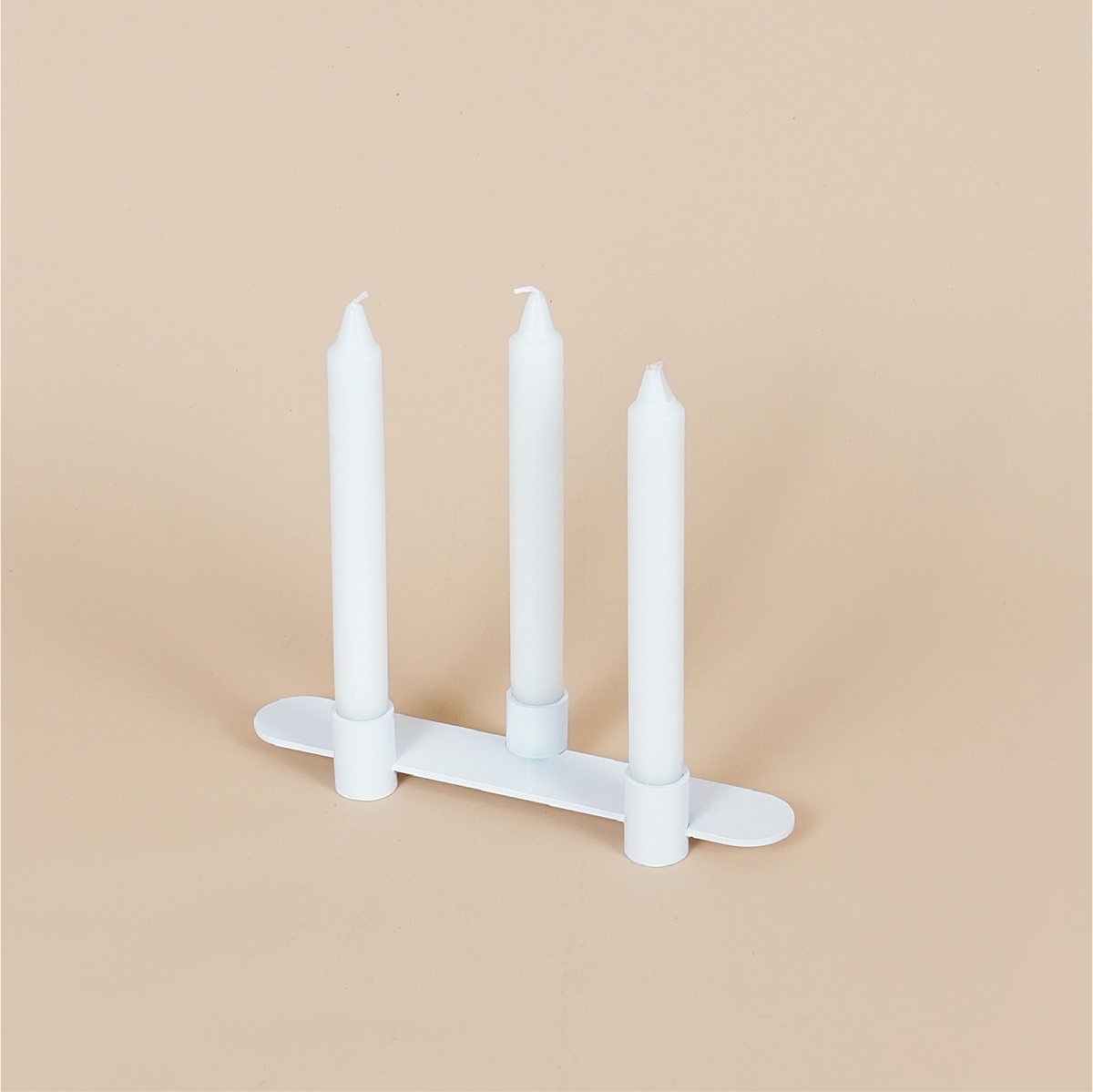 TRIO CANDLE HOLDER | Triple Metal Candle Holder