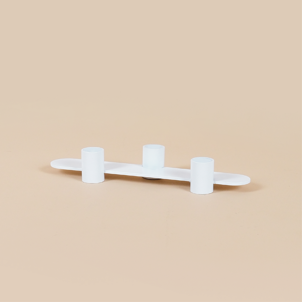 TRIO CANDLE HOLDER | Triple Metal Candle Holder